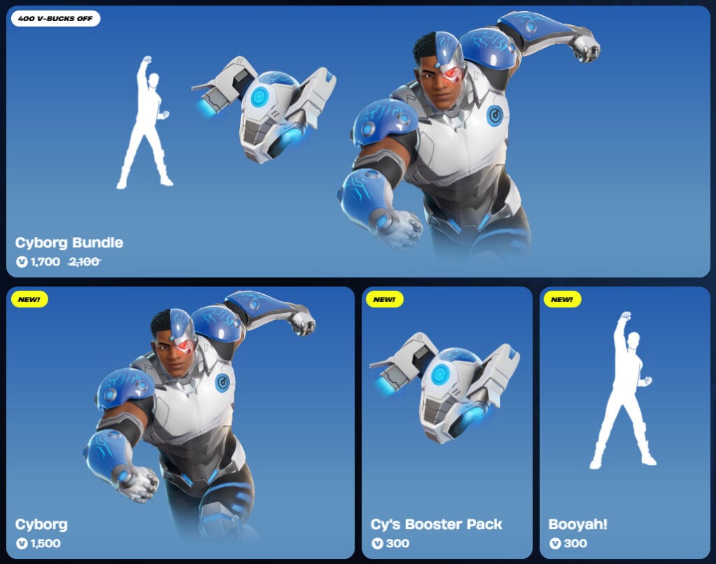 Cyborg in Fortnite Item Shop