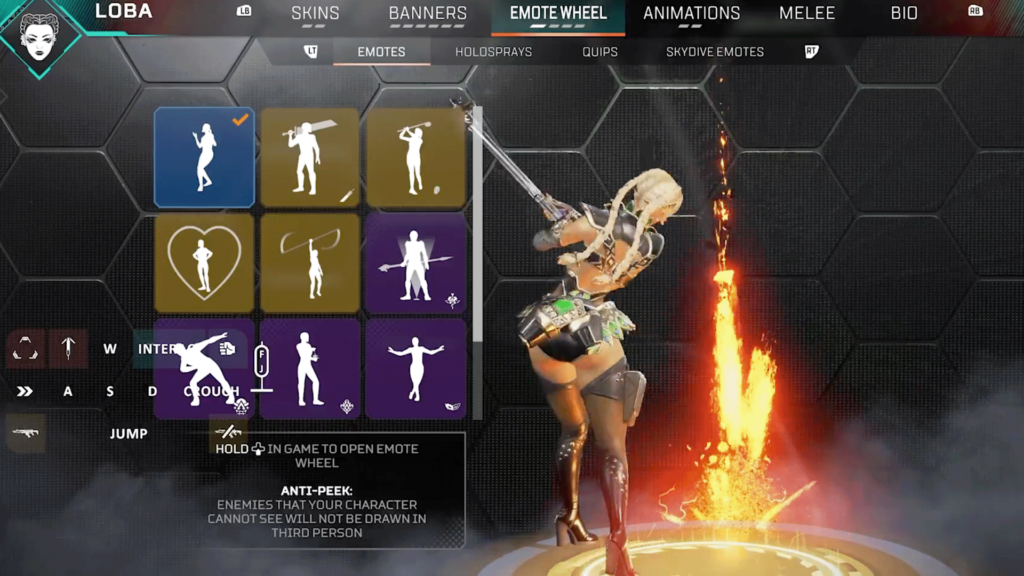 Loba Carnival Queen emoting