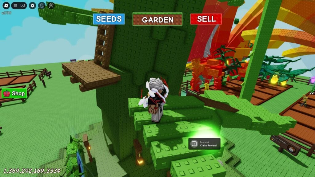 A reward while climbing the Beanstalk in Grow a Garden