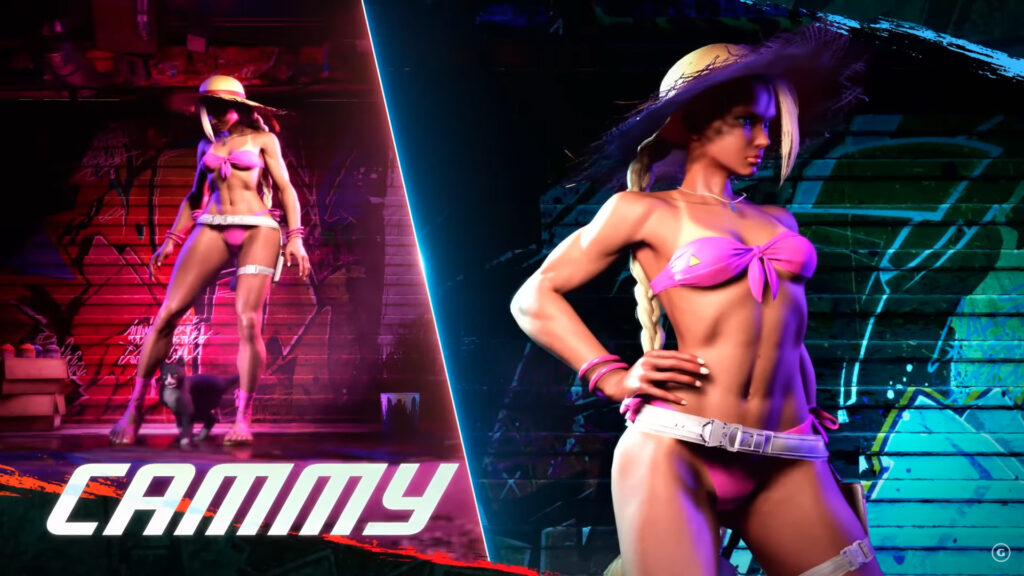 Cammy in Street Fighter 6 swimsuit DLC