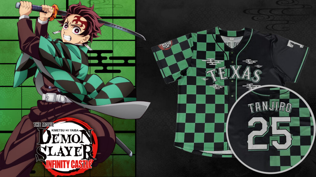 Demon Slayer teams up with Texas Rangers for exclusive jersey