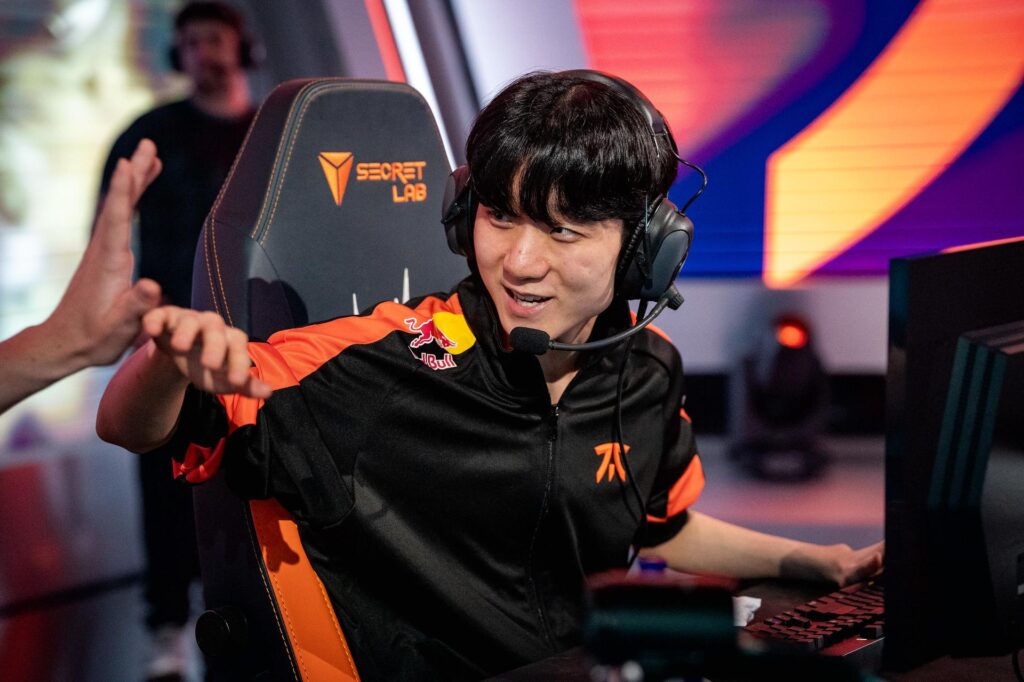 "Poby Bryant" celebrating (Photo via Alexandre Weber | Riot Games)