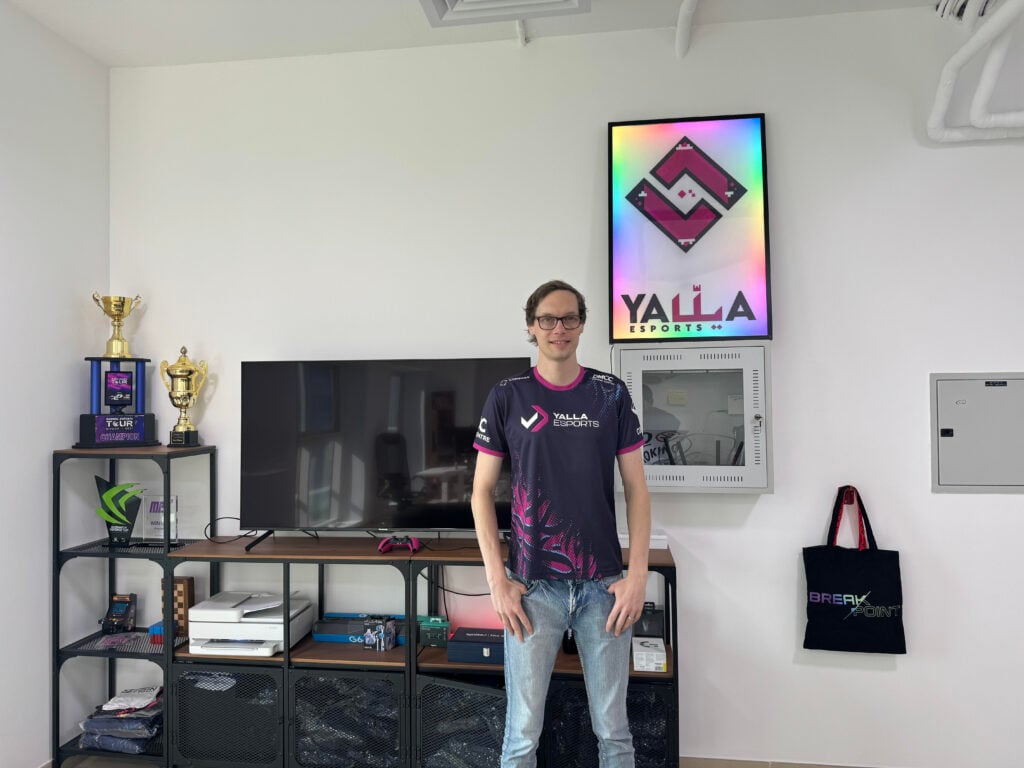 Klaus Kajetski during his YaLLa Esports days, before focusing on the Compass series.