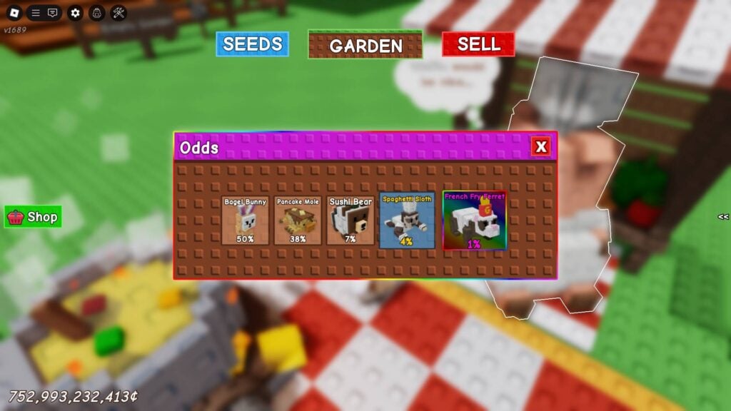 Gourmet Egg odds