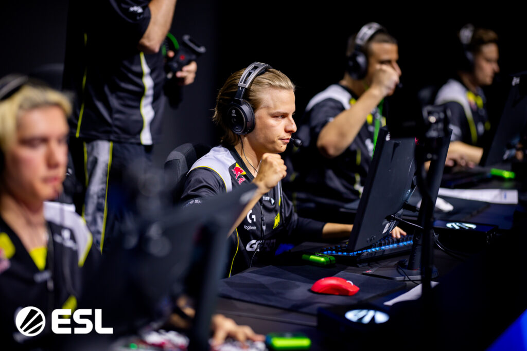 The CS2 esports team NAVI at the tournament IEM Cologne 2025, the photo by ESL.