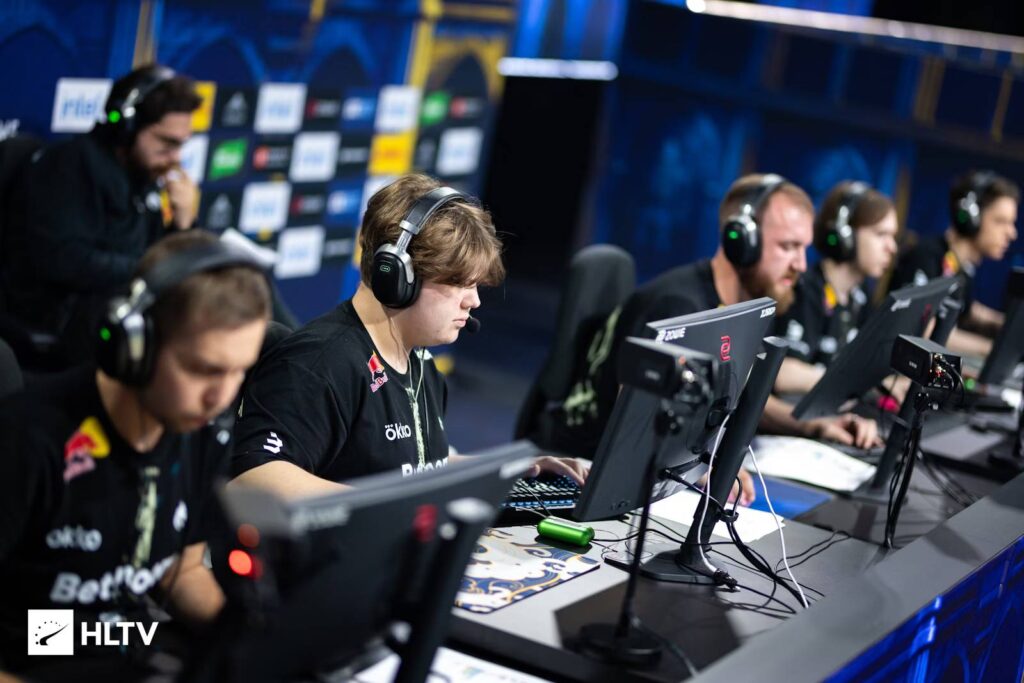 The CS2 esports team Spirit at the tournament IEM Cologne 2025, the photo by ESL.