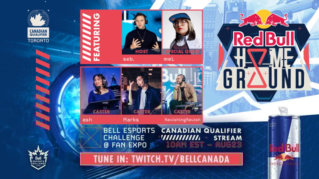 The Red Bull Home Ground Canadian Qualifier as part of the Bell Esports Challenge