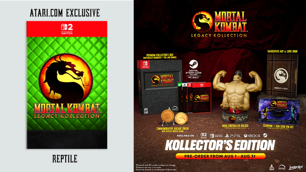 All Mortal Kombat Legacy Kollection Editions and what’s included