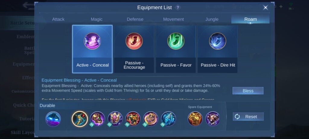 MLBB Atlas Item Build