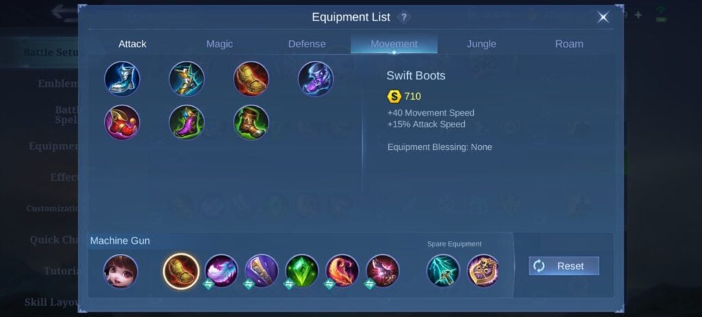 MLBB Chang'e Item Build