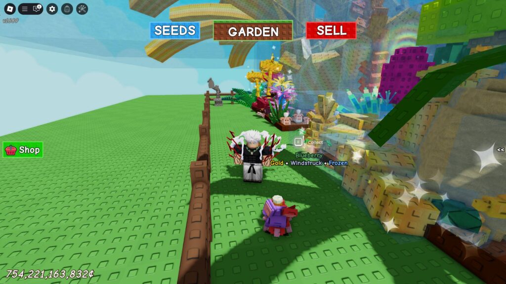 Mochi Mouse in a garden