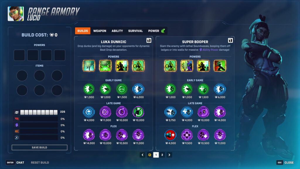 Overwatch 2 Luka Stadium build