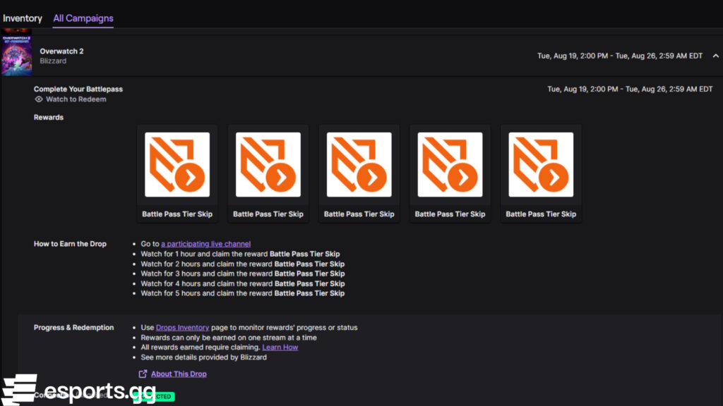 Free Overwatch 2 Twitch Drops ahead of Season 18