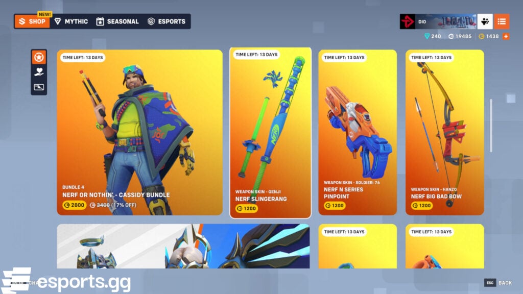 Overwatch 2 shop today