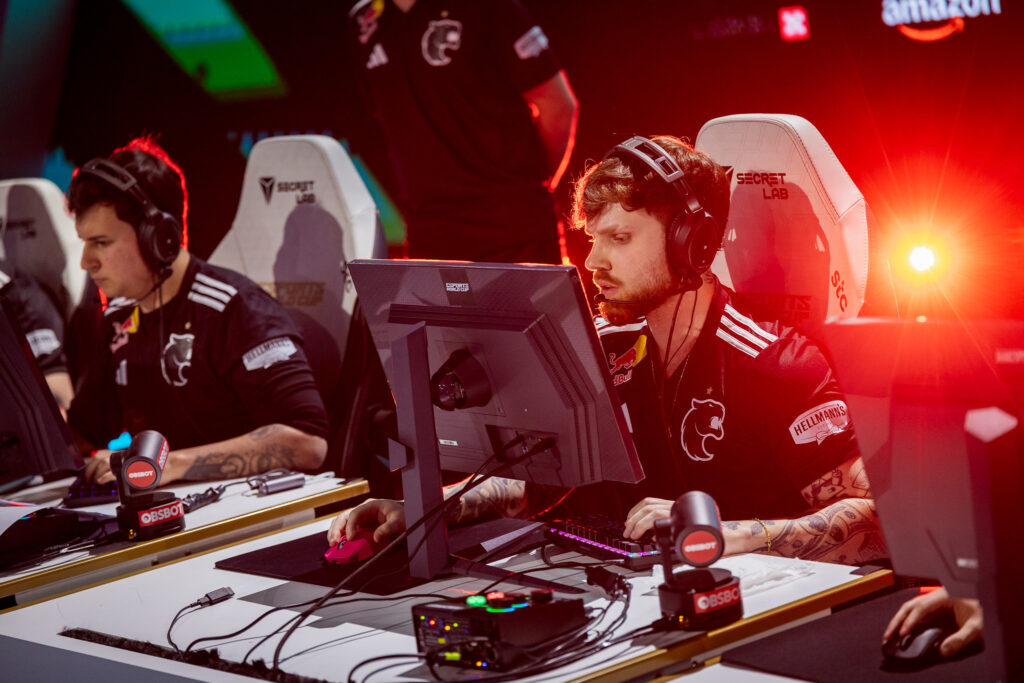 The photo features the Rainbow Six Siege team FURIA at the Esports World Cup 2025.