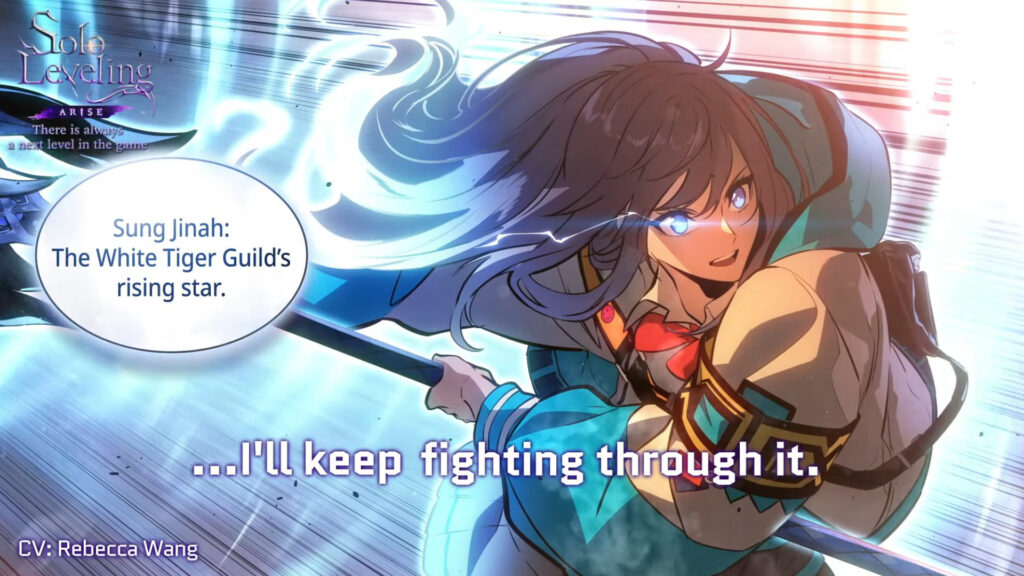 Solo Leveling: Arise Sung Jinah in her webtoon 