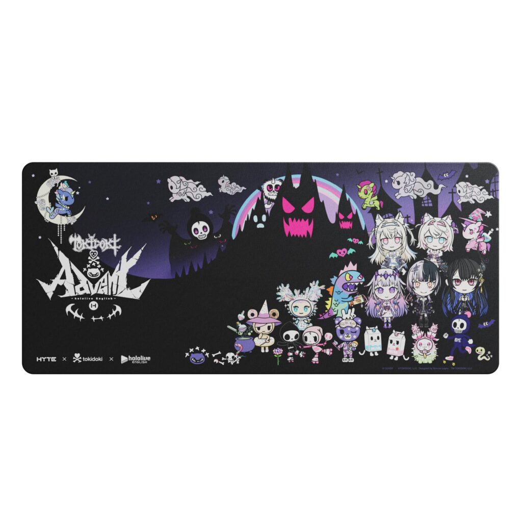 The HYTE x tokidoki x hololive English -Advent- deskpad (Photo via HYTE)