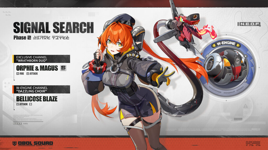 It's the official poster of the Agent Orphie & Magus in the game Zenless Zone Zero. The image features the basic info on the character.