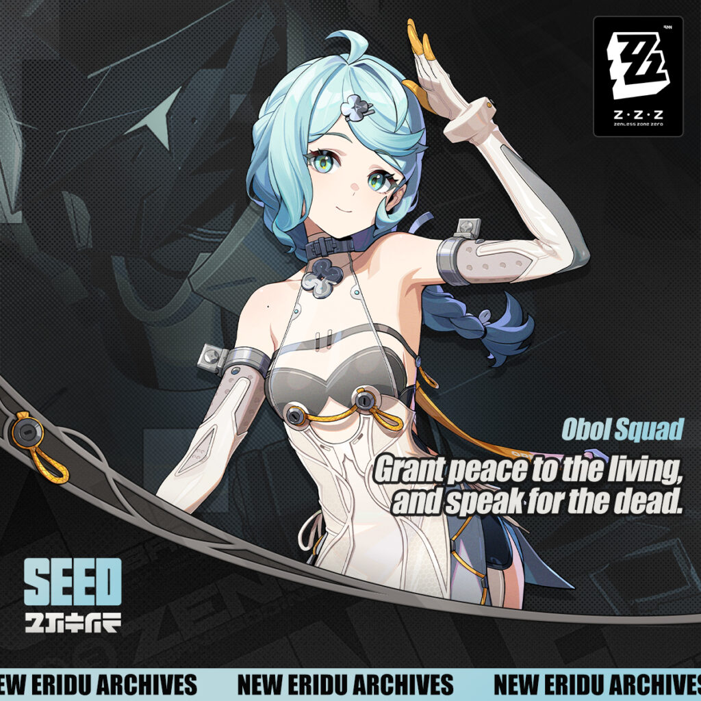It’s the official poster of the new character in the game Zenless Zone Zero — Seed.