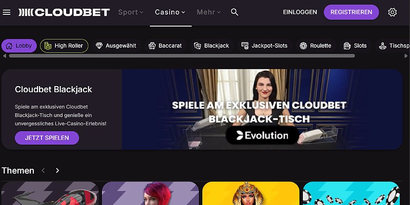 Cloudbet Casino DE
