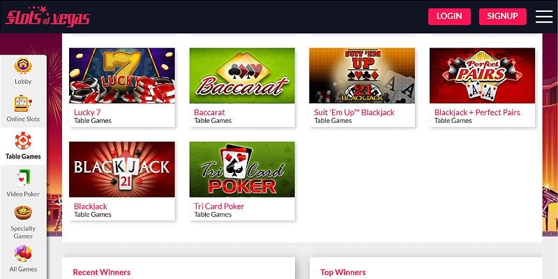 Slots of Vegas Casino US - Blackjack