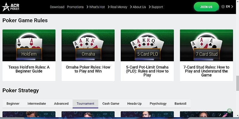 Americas Cardroom US - Poker