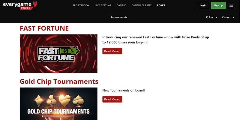 EveryGame Casino US - Poker