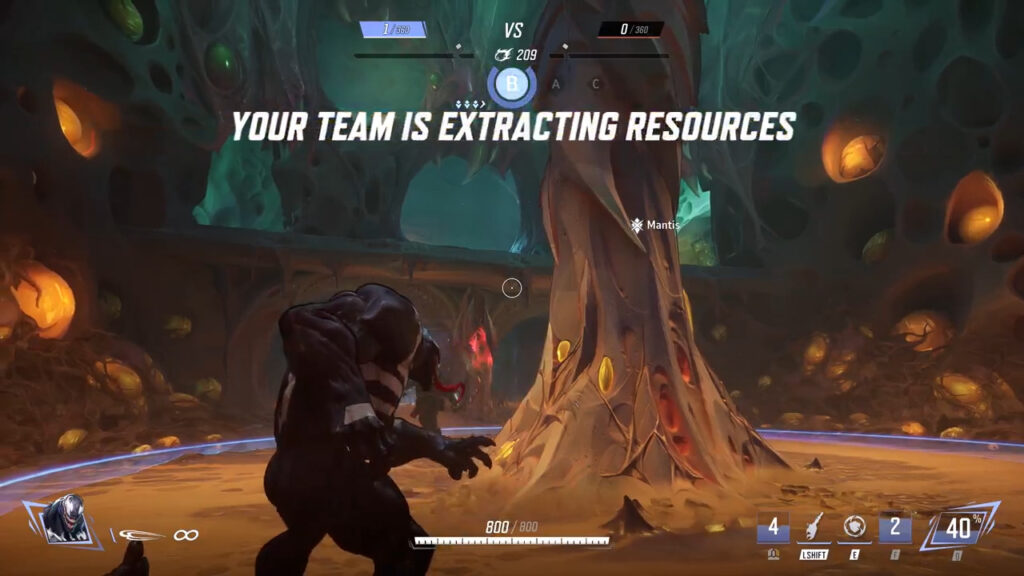 You extract resources when you have control of the point. (Image via NetEase Games)