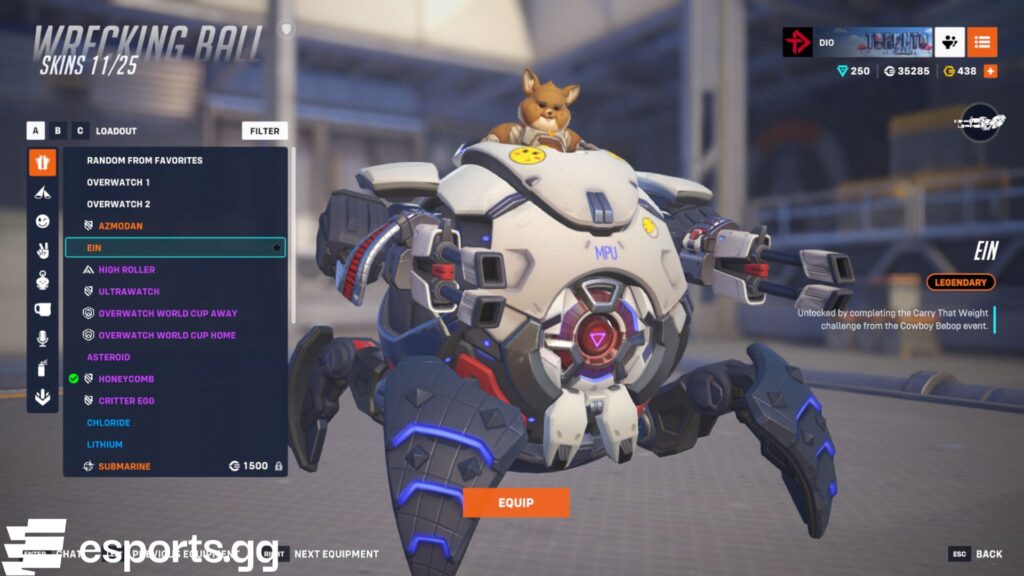 Ein Wrecking Ball skin