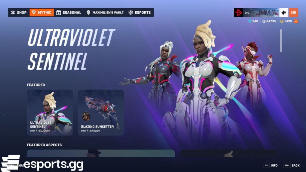 Overwatch 2 Mythic Shop