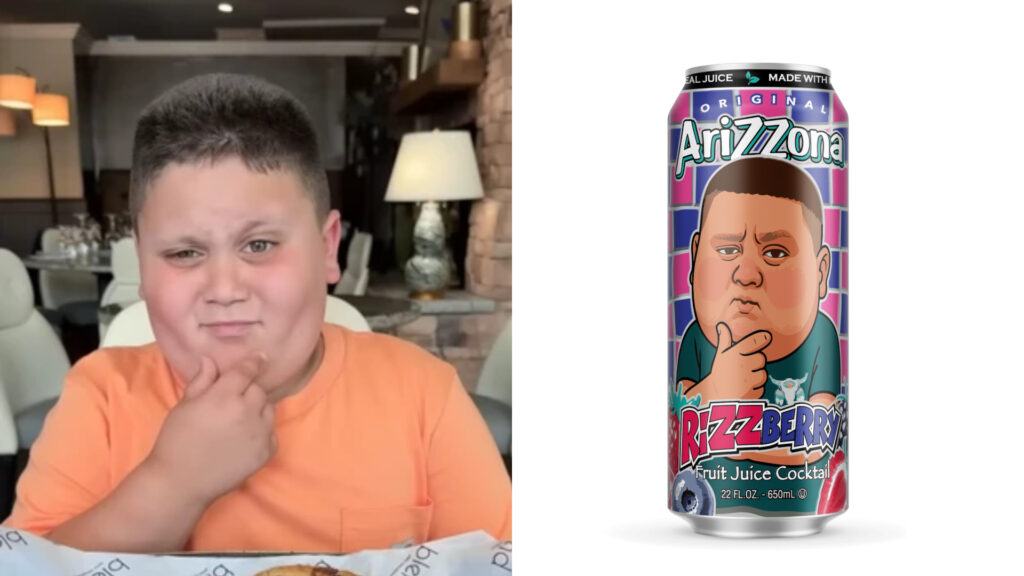 AriZona Iced Tea announces new collaboration with popular internet sensation, The Rizzler