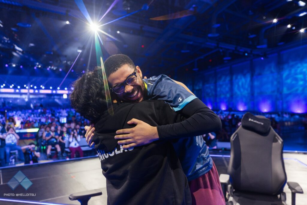 Sonic Fox on stage at EVO 2025