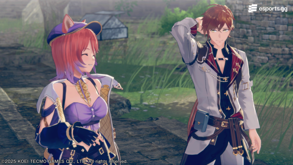 Rias and Slade from Atelier Resleriana: Red Alchemist & The White Guardian