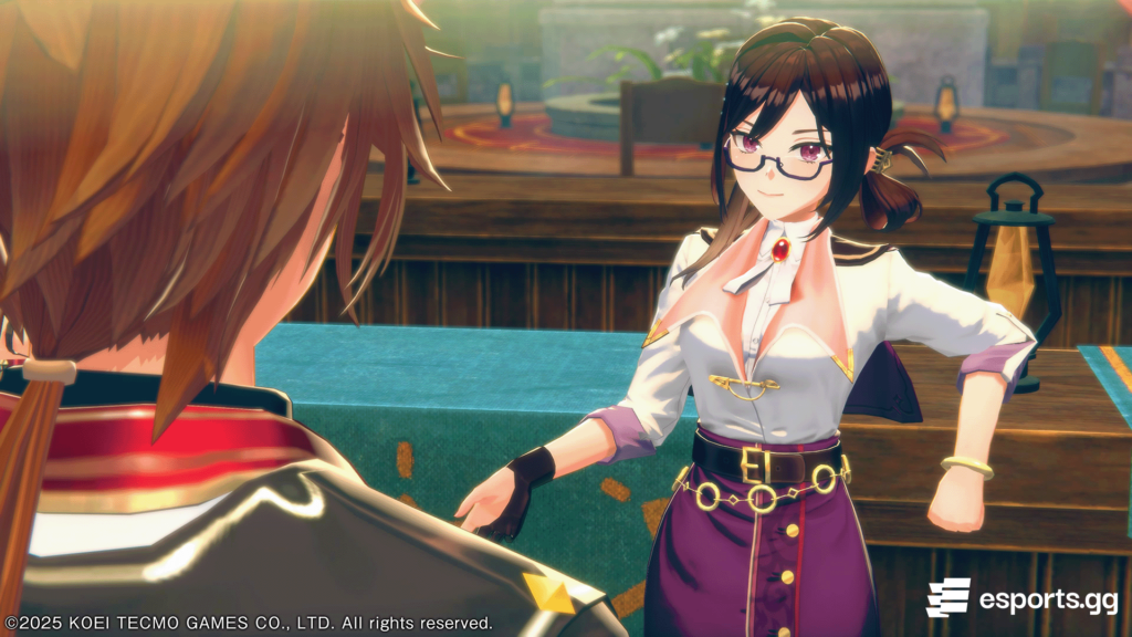 Camilla talking in Star Landing in Atelier Resleriana: The Red Alchemist & The White Guardian