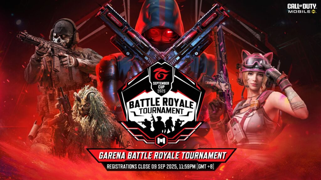 CoD Mobile Garena September Cup 2025 kicks off with $25,000 prize pool