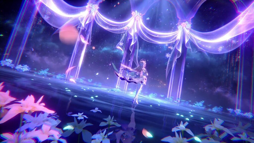 Cyrene deploying her Zone (Image via Dimbreath)