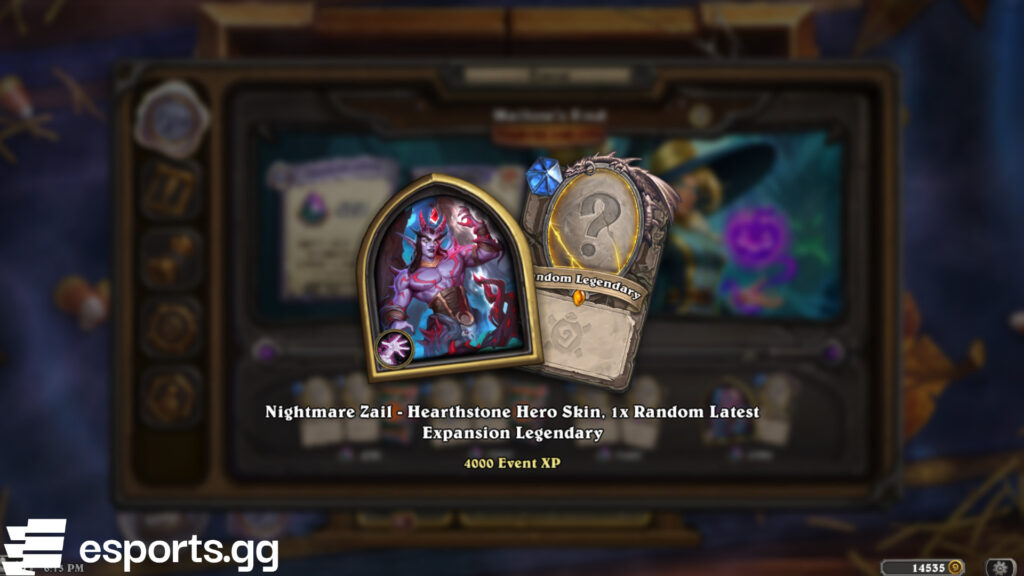 Nightmare Zail in Hearthstone 