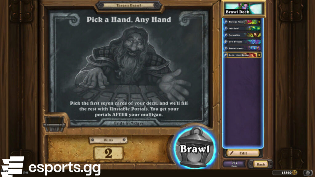 Pick a Hand Any Hand Tavern Brawl