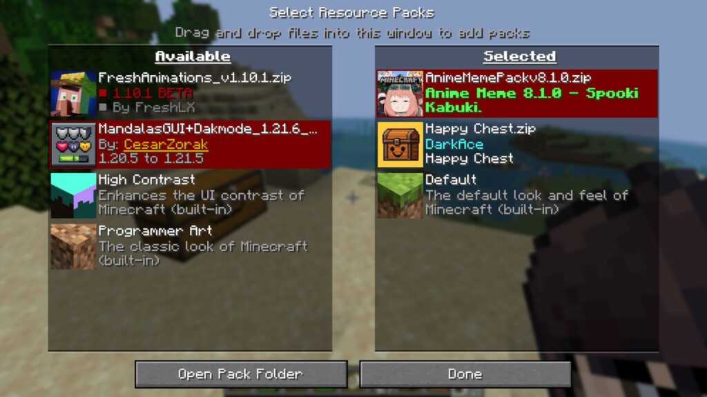 How to add resource packs to Minecraft Java Edition