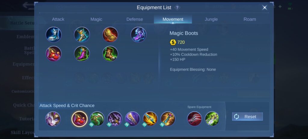 MLBB Obsidia Item Build