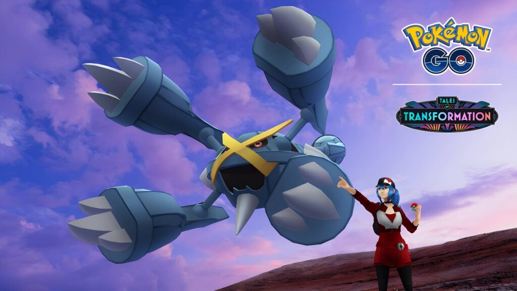 Mega Metagross psychs up for a Pokémon GO Raid Day debut
