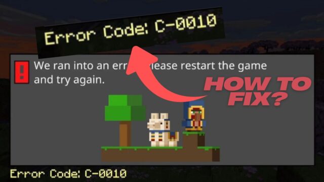 Minecraft error code c-0010: What is it and how to fix