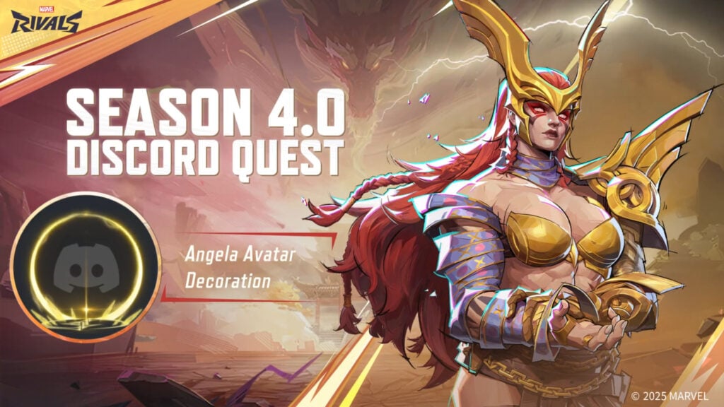Limited-time Marvel Rivals Discord Quest grants free Angela border