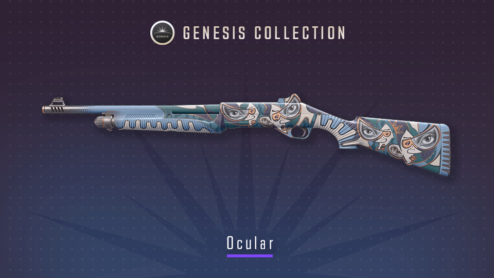It’s the official poster for the CS2 skin Nova | Ocular. It’s part of the Genesis Collection in Counter-Strike.