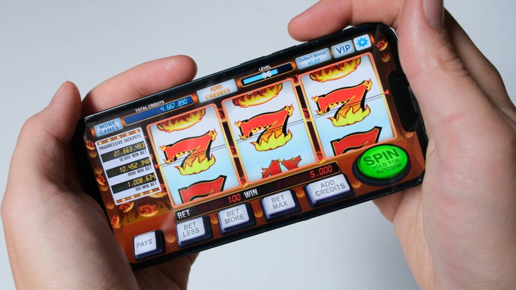 Online Gambling on phone