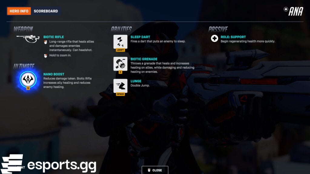 Mirrorwatch Ana (Screenshot via esports.gg)