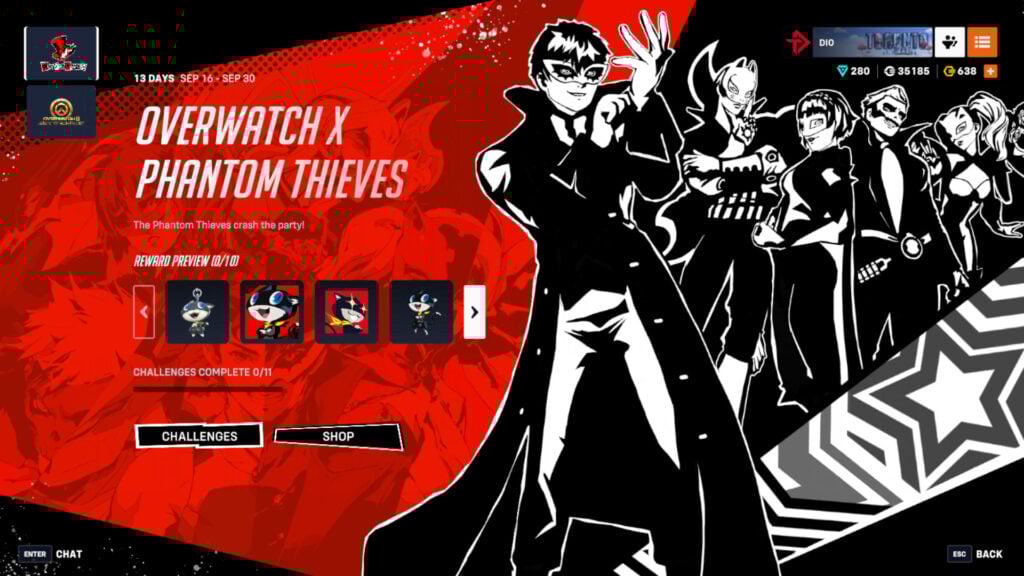 Overwatch 2 Phantom Thieves event guide: All challenges and rewards!