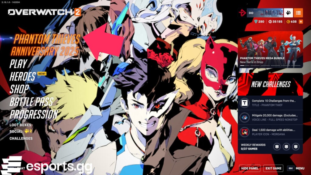 Overwatch 2 Persona 5 event