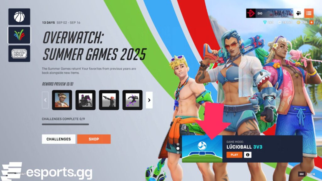 Overwatch 2 Summer Games event modes 