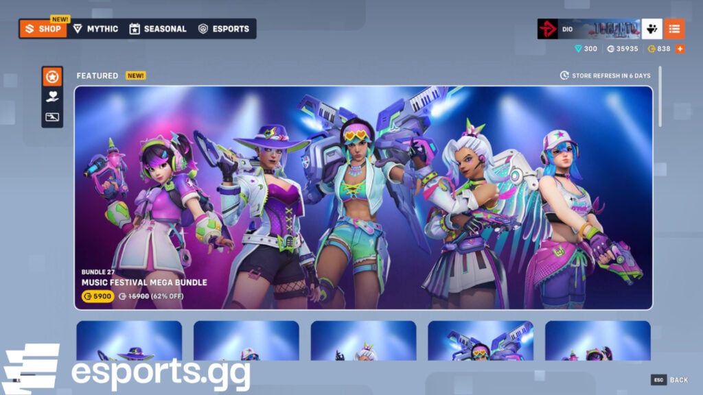 Overwatch 2 shop rotation